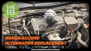 Замена генератора на Honda Accord 4-цилиндровый 2014-2017 гг.