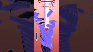 Colorful graphics with relaxing gameplay Stackball #380 #shorts #viral #tiktok #stackball #games