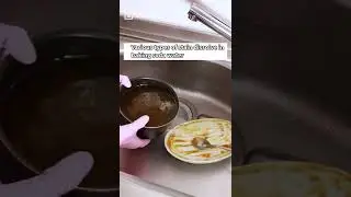 How to EASILY Clean Your Pots #shorts #lifehack #japan