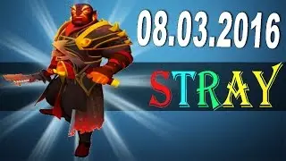 Dota 2 - Stray228 играет на герое Ember Spirit [Стрим 08.03.2016]
