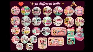 ✨Opening 30 different LOL Surprise Balls! ✨