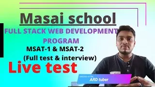 MSAT test || Masai school test || MSAT interview || MSAT live test answers