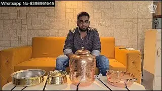 Pure Brass & Copper Utensils for Home & Gifting