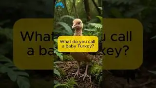 Animal Quiz | What is a baby Turkey called? | #wildlife #animals #turkey #viral