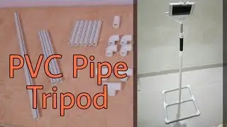 Make a DIY Tripod For Smartphone PVC Pipe / phone tripod