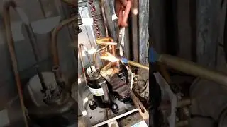 Split ac compressor change #compressor #inverter #airconditioner