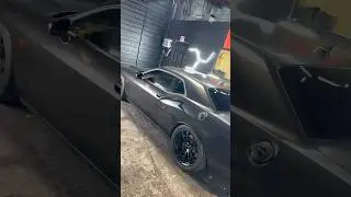 Hellcat Jailbreak In For Satin Black & Decals Re Wrap🐈&zwj;⬛🔓#atlanta #hellcat #explorepage✨