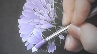 Peony painting ヤグルマソウ