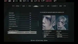 Steam Deck: Resident Evil 4 (2023) 40/40 Settings