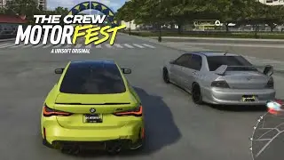 The Crew Motorfest - BMW M4 vs Mitsubishi Evo Battle to the Finish
