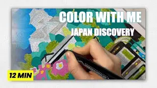 Relaxing Coloring Session | White Heron Castle & Japan Scenes
