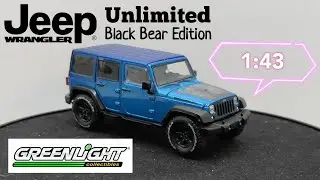 Эталон внедорожников | обзор модели Jeep Wrangler Unlimited Black Bear Edition 2016 1:43 Greenlight
