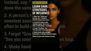 4 dark psychology tricks that secretly boost your influence
