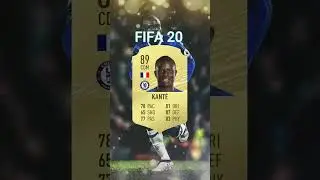 THE EVOLUTION OF N'GOLO KANTE CARDS IN FIFA ULTIMATE TEAM #kante #fifaevolution #kantefifa #shorts