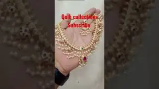 One gram gold jewellery Gold polish Neck set #ytshorts #youtubeshorts #viral #shorts #dailyshorts