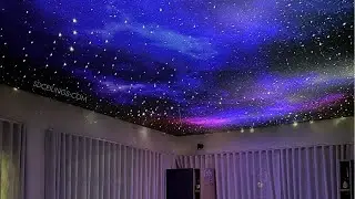 Stretch ceiling star night