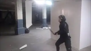 HEMA  cutting with sport fencing footwork - Mordschlag Ł&oacute;dź