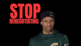 Stop Renegotiating With Yourself