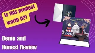 Birthday Card, Talking President Donald Trump Greeting Card with Real Voice Message & Light