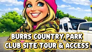 BURRS COUNTRY PARK CARAVAN & MOTORHOME CLUB SITE - REVIEW & FULL TOUR