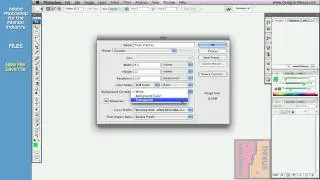 Photoshop Tutorial for Fashion Design (02/24) New File, Save File