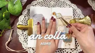 【ASMR】眠っていた素材を起こしてみた/#journalasmr #journaling #reraxing #collage