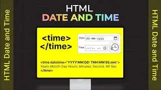 HTML Date and Time - English, #09 | #theTRANSCENDENT #tTʇa