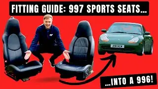 Установка спортивных сидений от 997 в мой Porsche 996… и новый оригинальный шильдик F-серии!