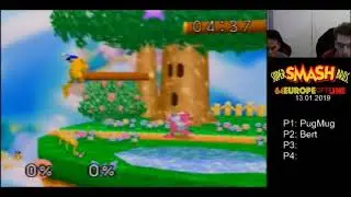 Brussels Smash 64 Meetup 2019 - Singles Top 16 - LR01 - Pugmug (P1) vs. Bert (P2)