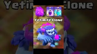 Yeti (Yetimite) + Clone and Rage Spell, Strategy for War | Clash of Clans | r great #coc #gaming