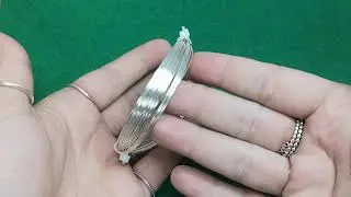 Copper Craft Wire Silver Plated 10m Coil 0.6mm Thick W2060