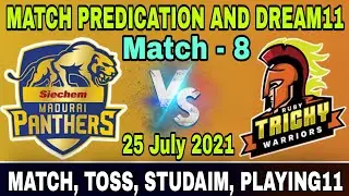 TNPL 2021 ! 8th Match Prediction ! Siechem vs Ruby ! SMP vs RTW ! Today Match Prediction #TNPL