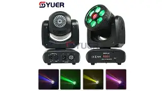 YUER&trade;️ 60W Pattern Bee Eye Beam Dyeing Moving Head Light