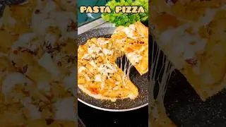 Leftover Roti Pasta Pizza 😍 | 10-Minute Cheesy Snack Hack 🍕 #recipe #shorts #pizza #pasta