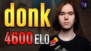 DONK Gets 40k vs Pro in 4600 Elo FACEIT! donk POV with COMMs (Anubis)