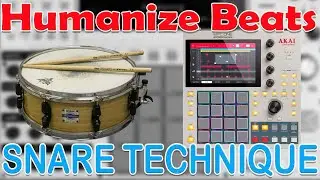 Akai MPC Tutorial. Humanize your beats with this OLD SCHOOL snare technique in MPC Standalone.