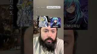 СИЛЬНЕЙШИЕ аниме-фьюжны 3 на 3&hellip; Я правда это схватил?! 😳🔥 #аниме #шорты