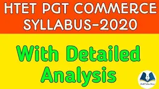 HTET PGT COMMERCE-2020/Syllabus/HTET 2020 COMMERCE SYLLABUS