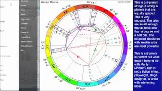 How to Interpret a Birth Chart Using Vibrational Astrology: The Birth Chart of Marilyn Monroe