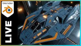 Crafting a Sci-Fi Ship in Blender: Live Stream