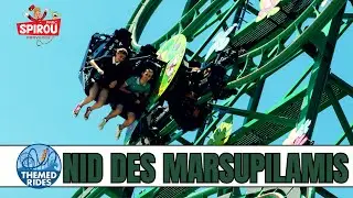 Nid des Marsupilamis at Parc Spirou! A Strange But Fun Family Coaster!