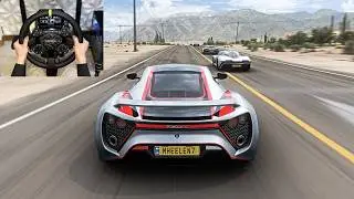 1370HP ZENVO ST1 2016 |Racing Hypercar Forza horizon 5 |Steering Wheel Gameplay