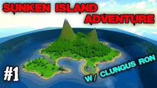Minecraft: Приключения на затонувшем острове с @clungus || Эпизод 1