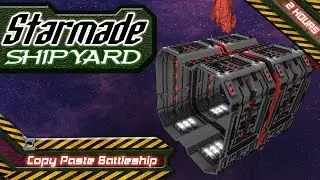 Starmade Shipyard - Copy/Paste Battleship!
