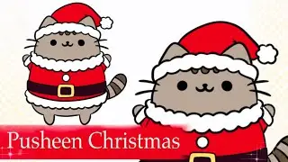 How to Draw a Cute Pusheen Christmas Cat &ndash; Easy Step-by-Step Tutorial