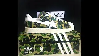 Bape x Adidas Superstar unboxing/review | Apropos | Sedated