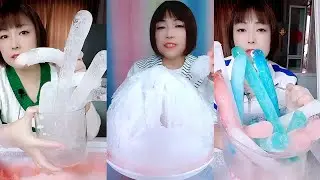 SOLO / BALLOON ICE / THIN ICE / HARD ICE. ICE EATING ASMR