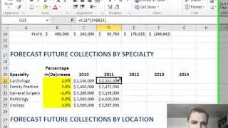 Видео Excel 254 Смешанные ссылки на ячейки