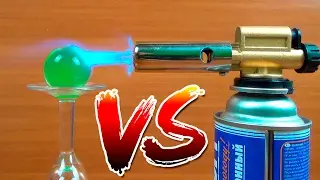 Experiment ORBEEZ BALL VS GAS TORCH