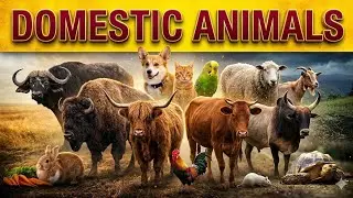 We must know domestic animals| list of domestic animals 👆 cute animals